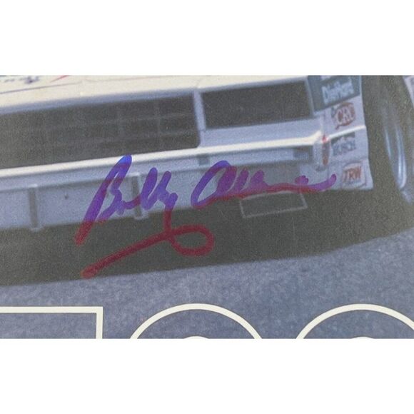Bobby Allison Signed Vintage Program 1982 Winston Western 500 Racing  Beckett - Picture 3 of 4